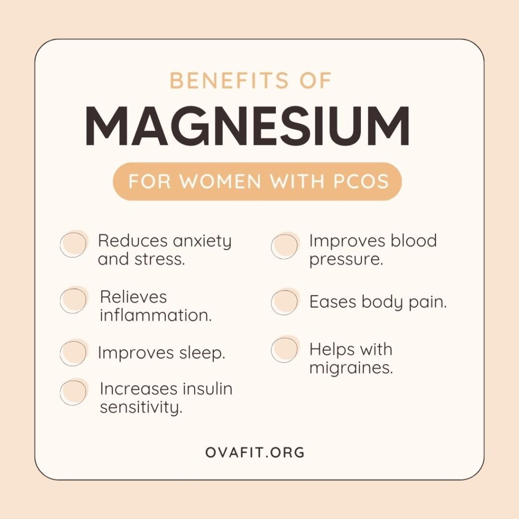 Magnesium For PCOS Ovafit Supplements for PCOS