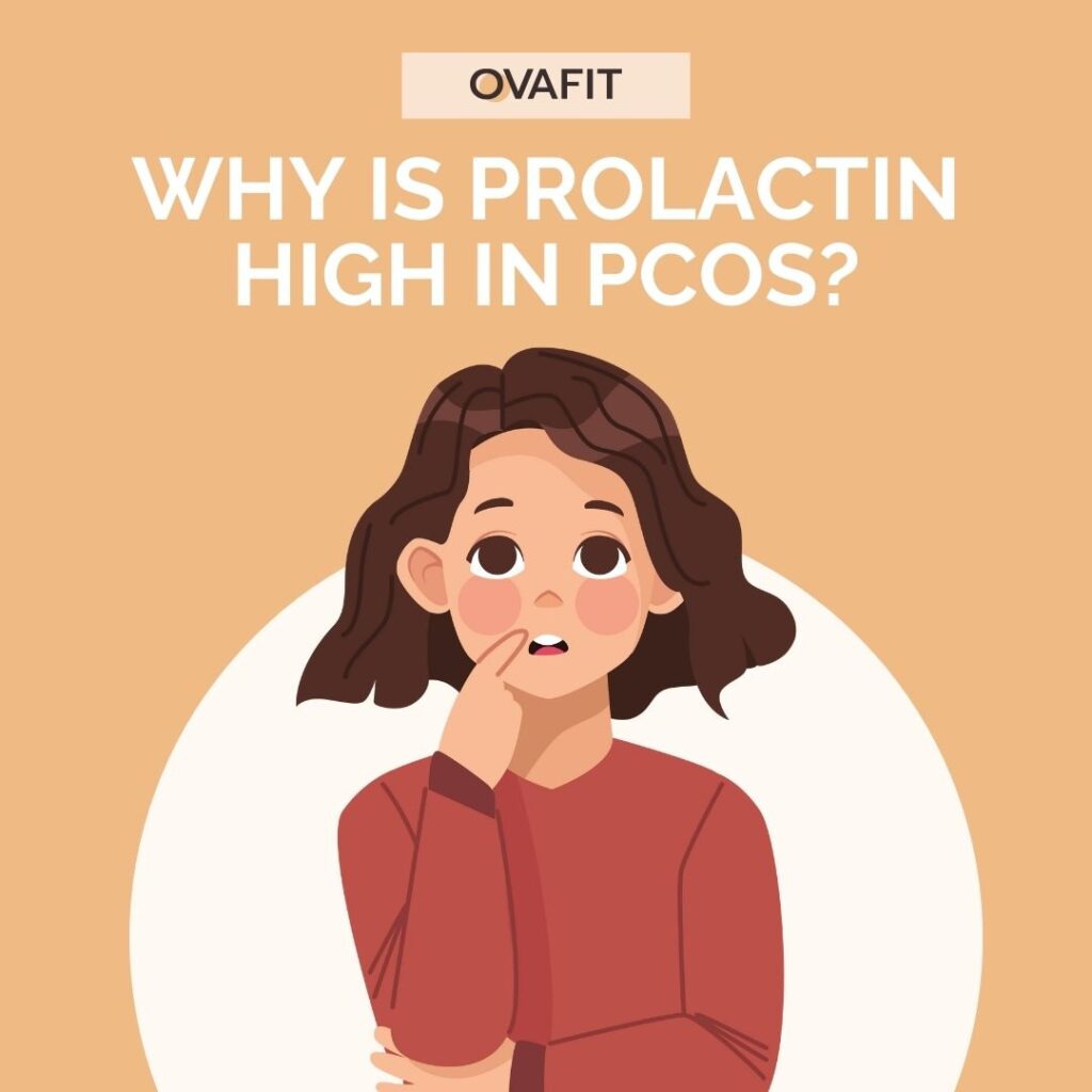 why is prolactin high in pcos