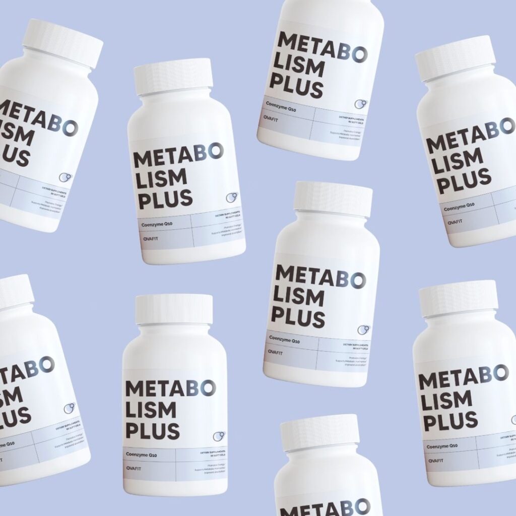 Metabolism plus coq10 containers