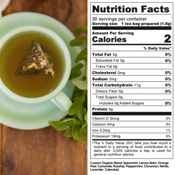 pcos tea nutrition facts