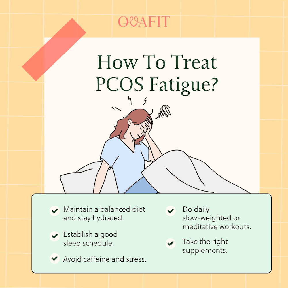 how to treat pcos fatigue how to treat PCOS fatigue