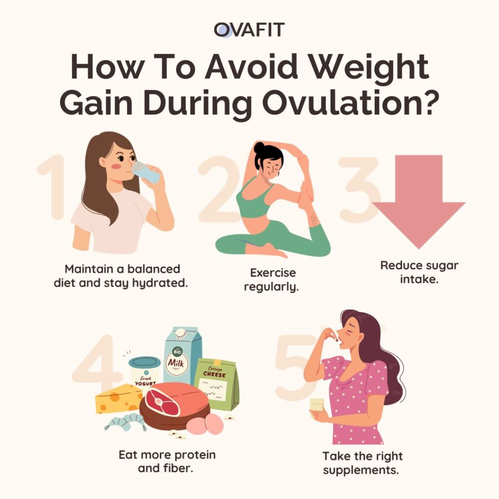 How to Avoid Weight Gain During Ovulation