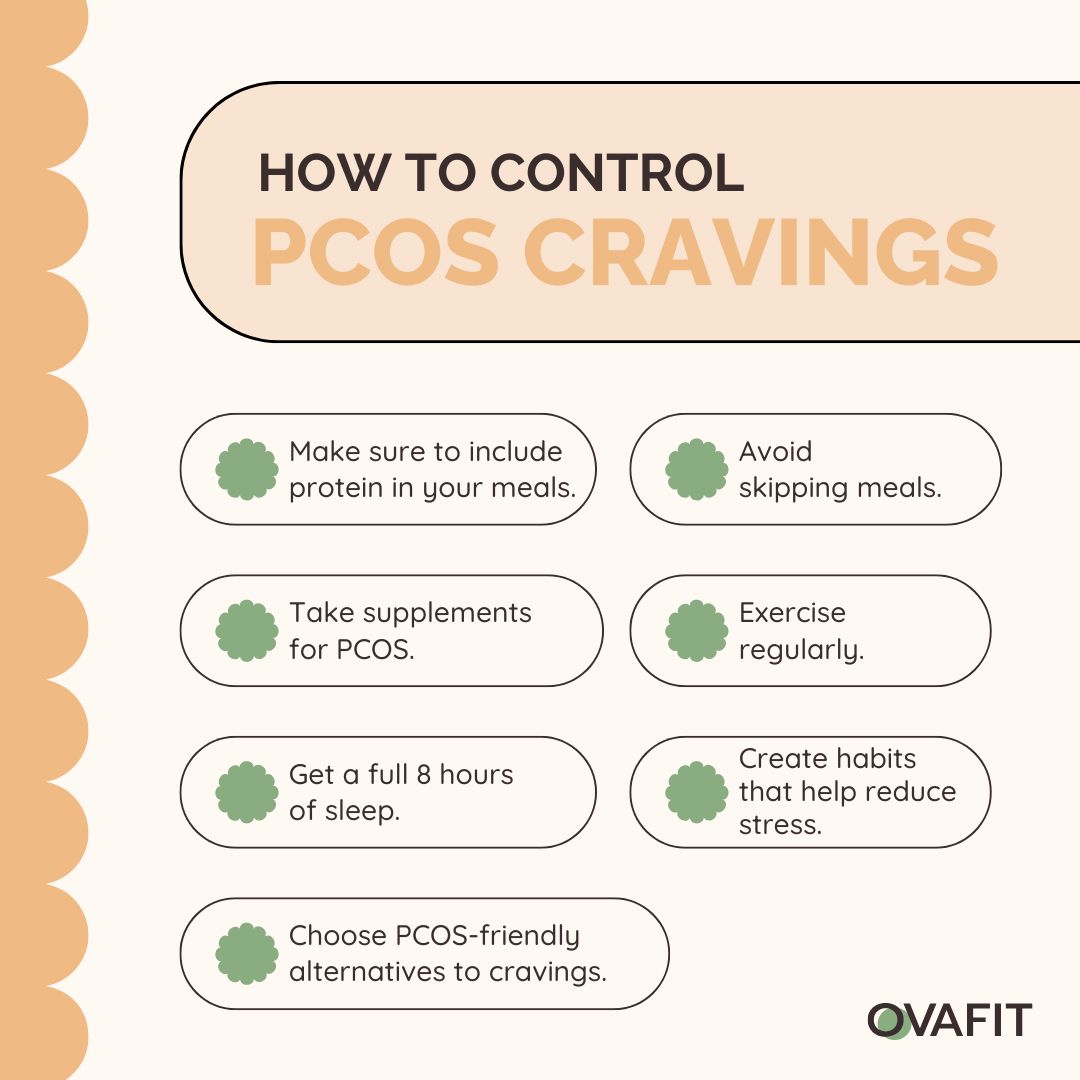 ways to control PCOS cravings