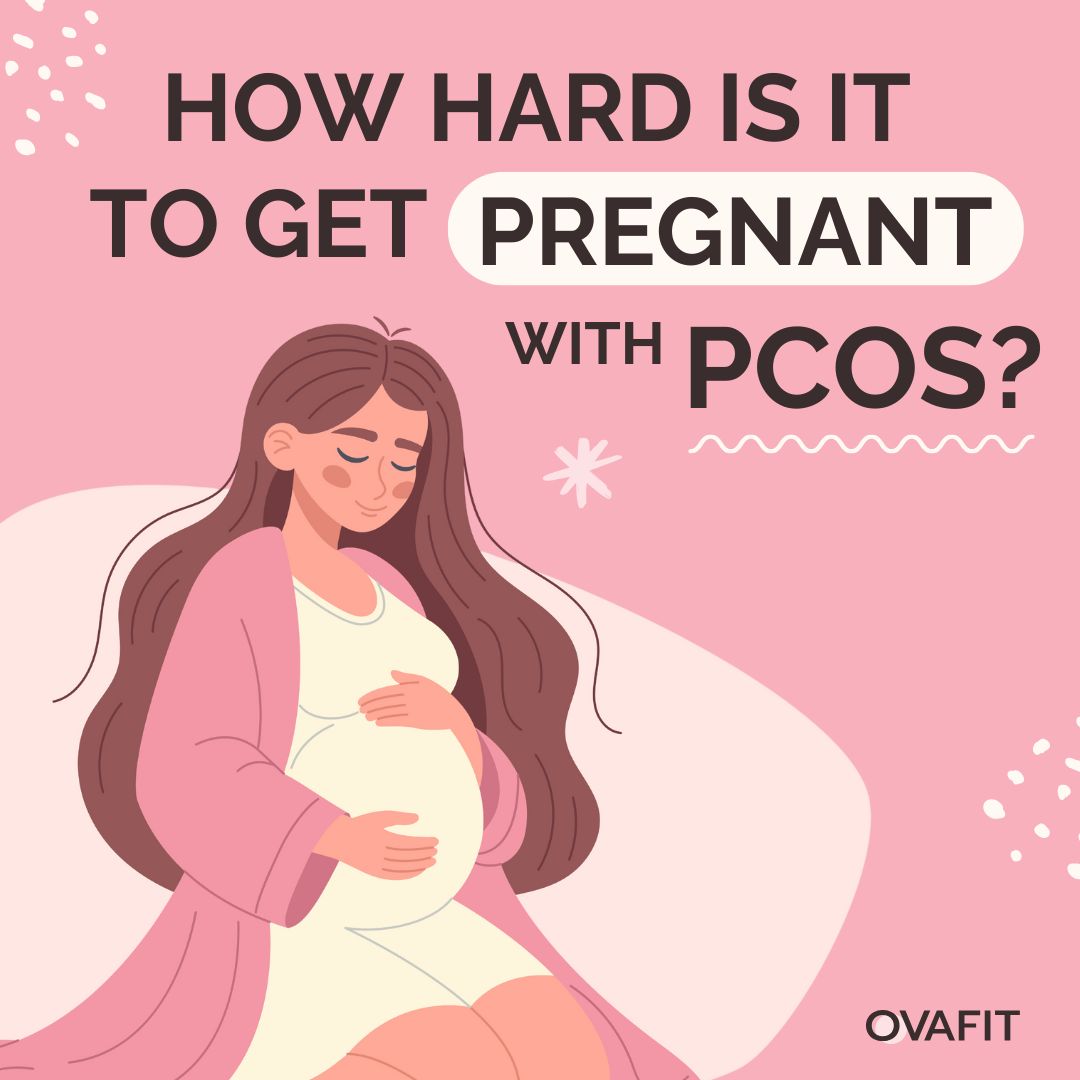 how hard is it to get pregnant with pcos