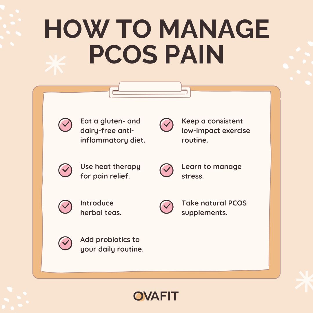 how to manage pcos pain