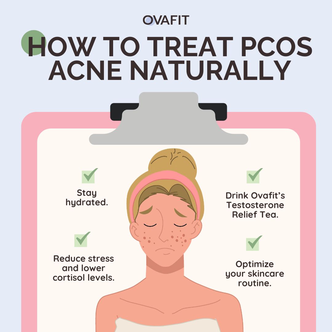 how to treat pcos acne naturally