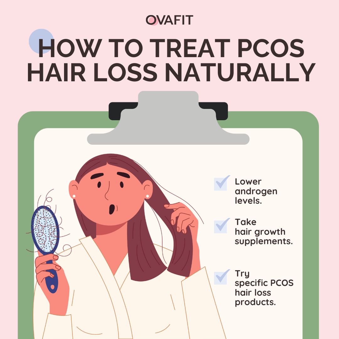 how to treat pcos hair loss naturally