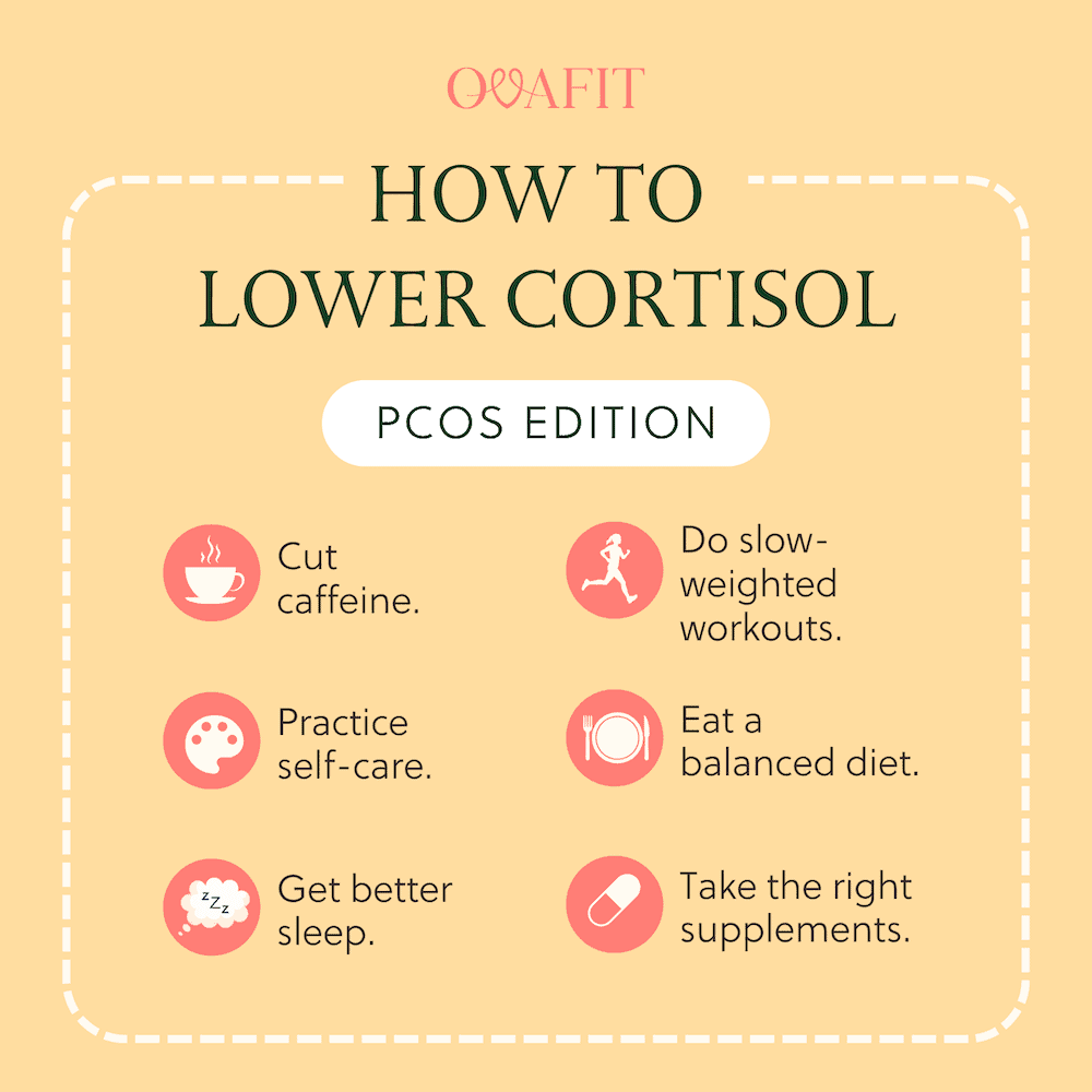 how to lower cortisol pcos edition
