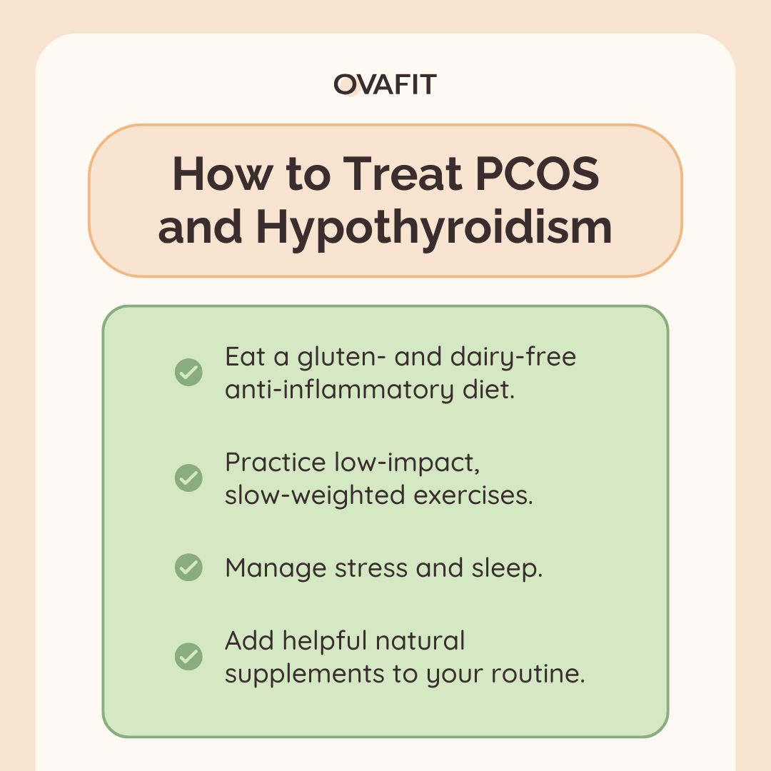 how to treat pcos and hypothyroidism how to treat pcos and hypothyroidism