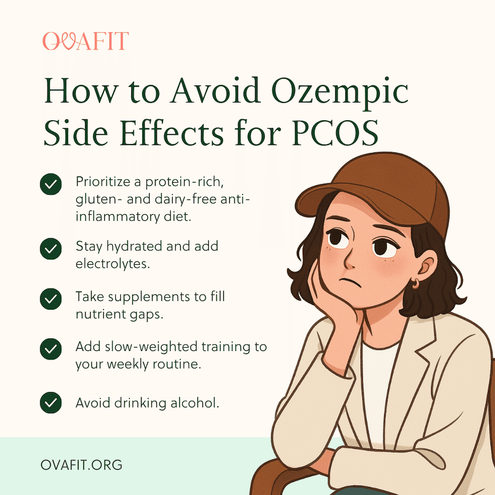 how to avoid ozempic side effects PCOS how to avoid ozempic side effects for pcos
