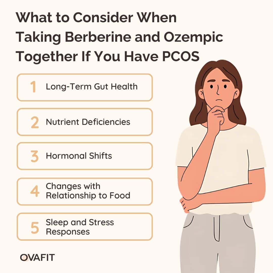 what to consider when taking berberine and ozempic together what to consider when taking berberine and ozempic together if you have pcos