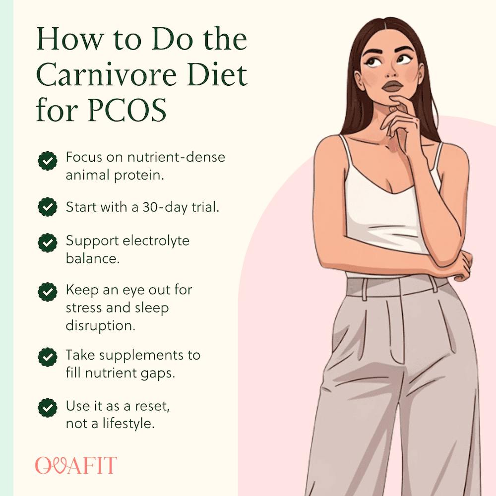how to do carnivore diet for pcos how to do the carnivore diet for pcos