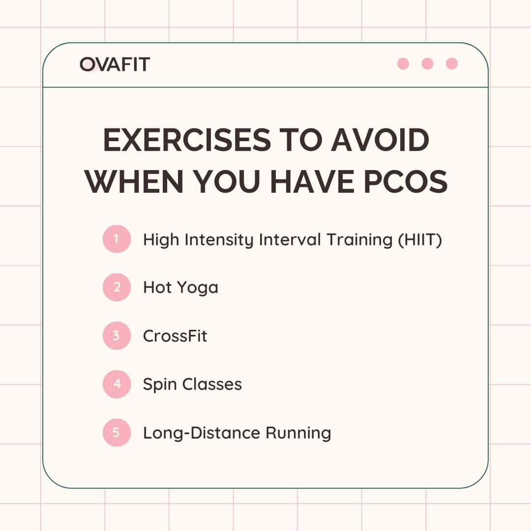exercises to avoid when you have pcos