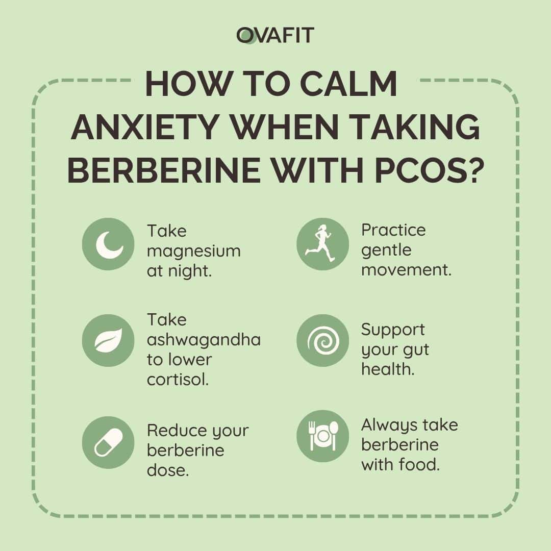 how to calm anxiety when taking berberine how to calm anxiety when taking berberine with pcos