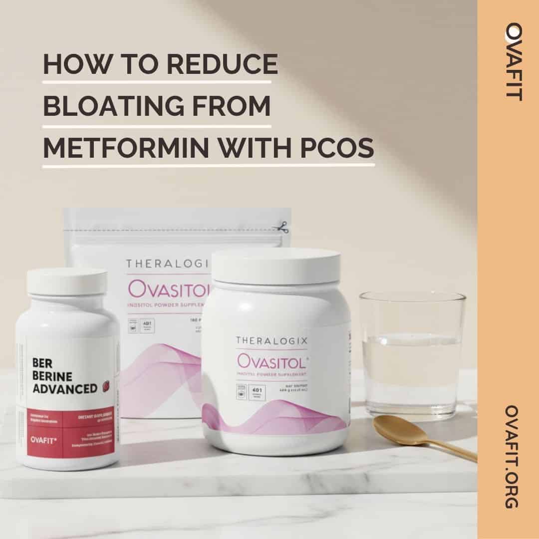 how to reduce bloating from metformin with pcos