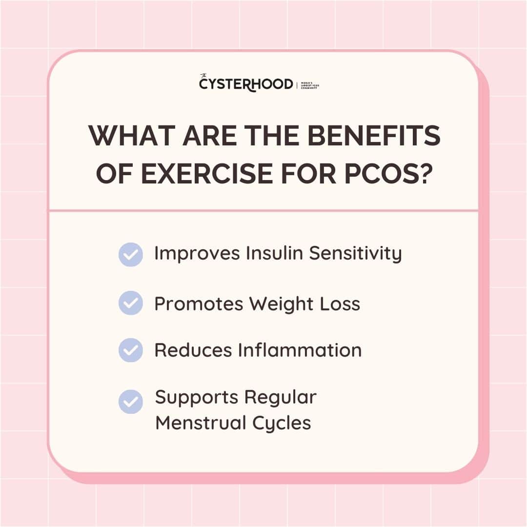 what are the benefits of exercise for pcos