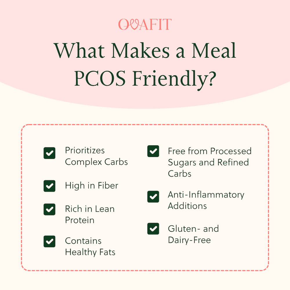 what makes a meal pcos friendly what makes a meal pcos friendly