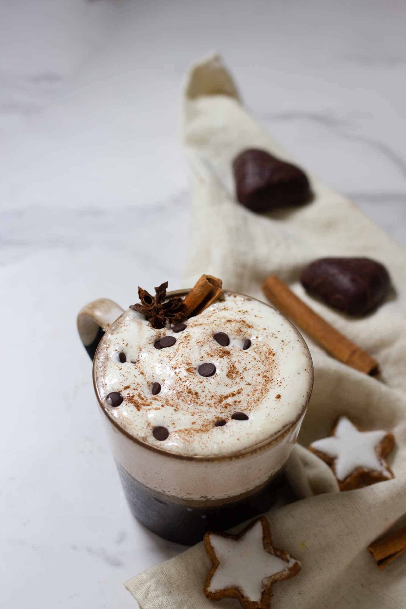 Holiday Gingerbread Latte Recipe That Supports Blood Sugar for PCOS