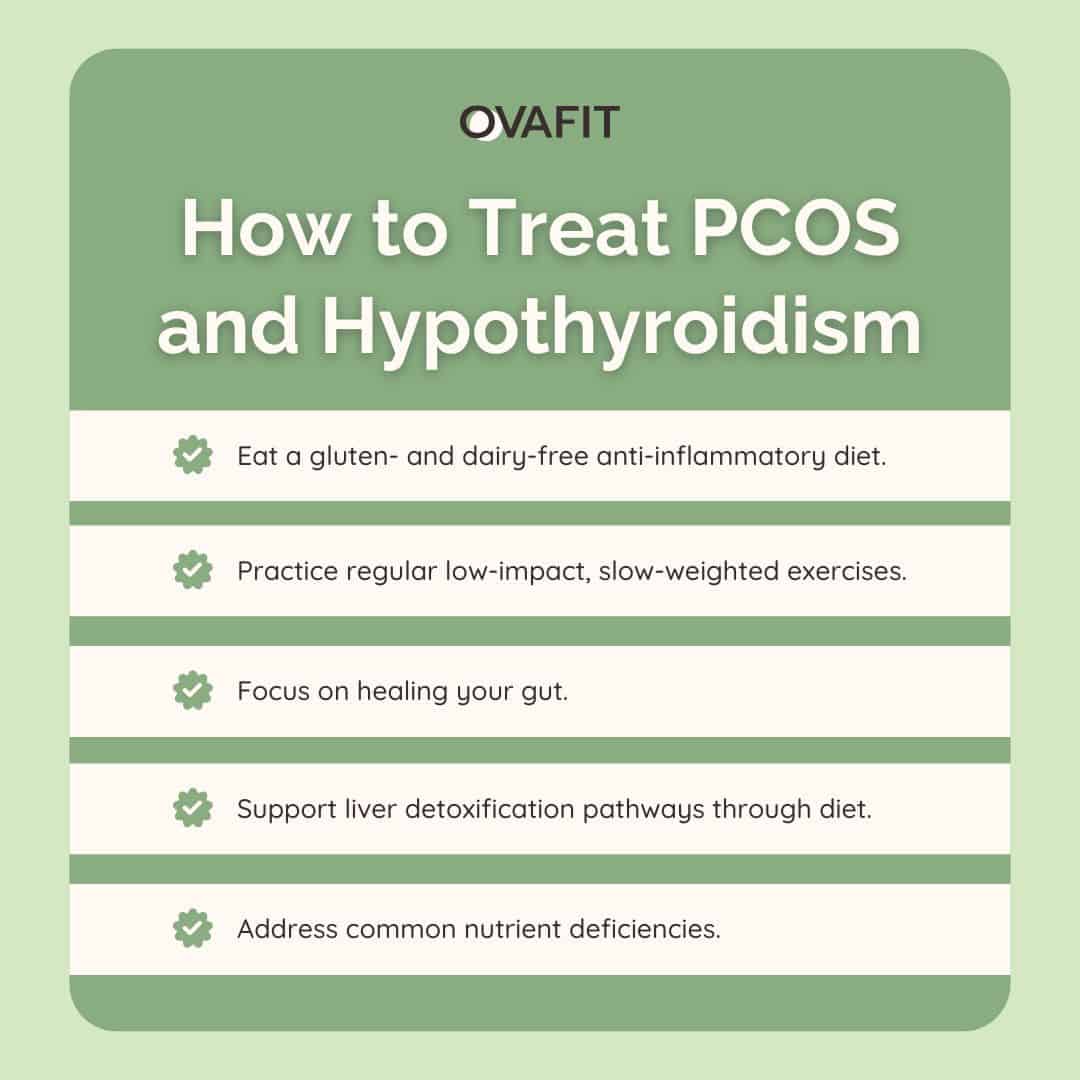 how to treat pcos and hypothyroidism