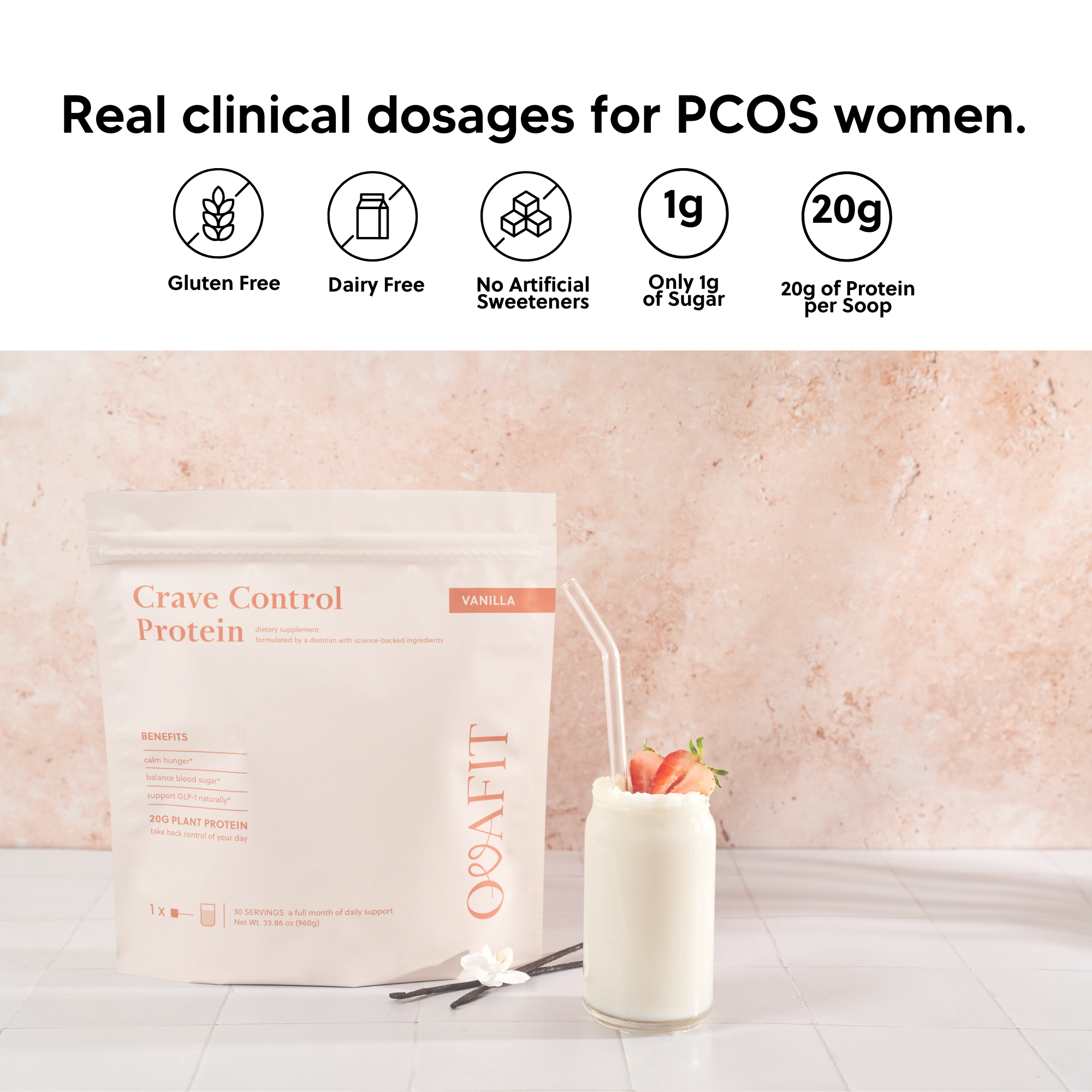 protein powder with certifications shown