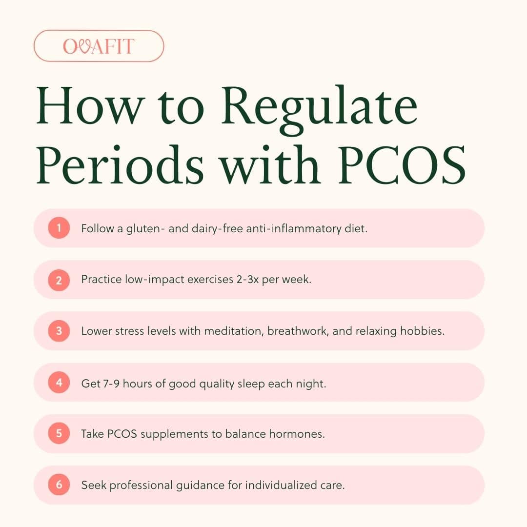 how to regulate periods with pcos how to regulate periods with pcos