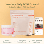 your new daily pcos protocol, inositol, crave control protein powder, free app access