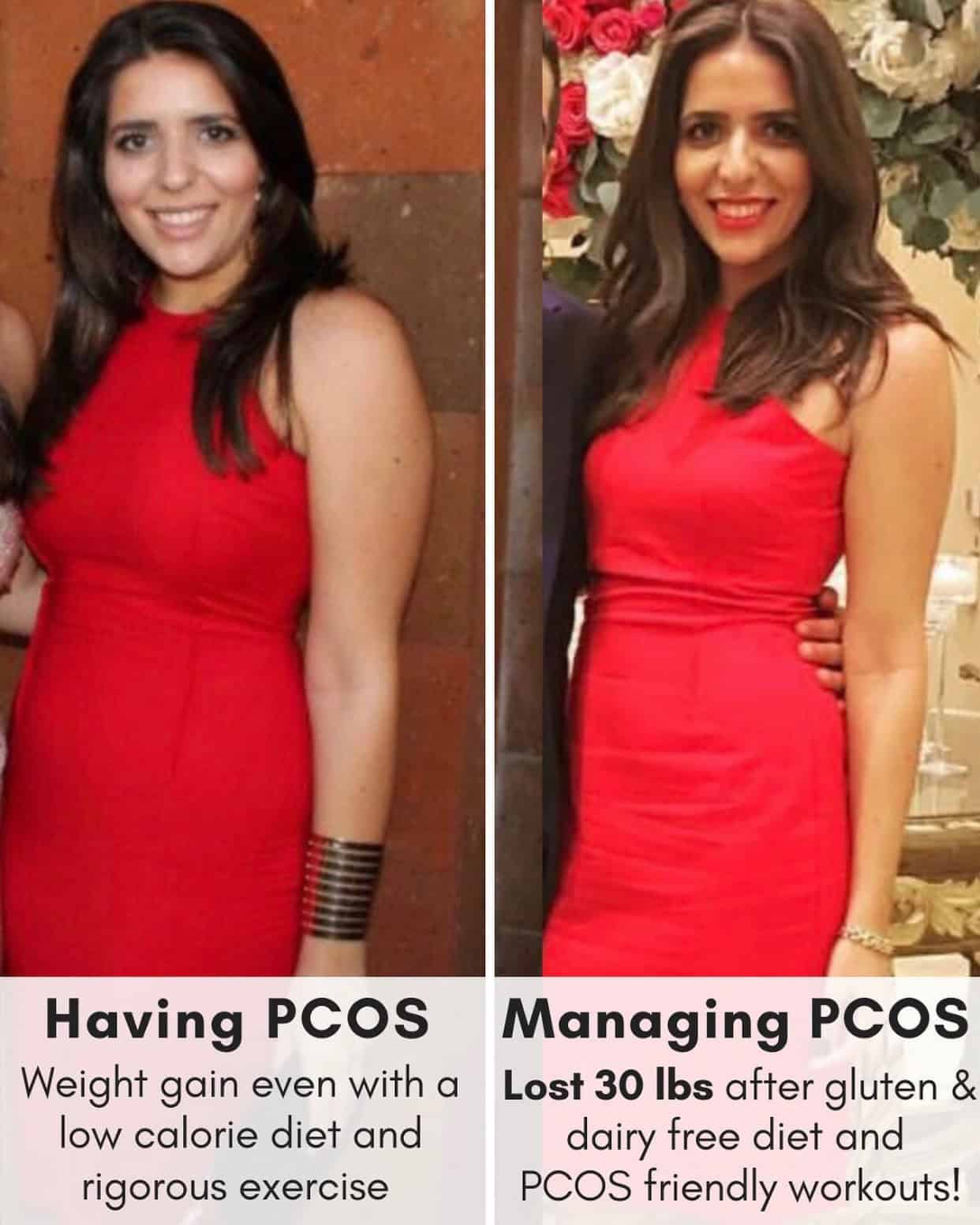 Cysterhood testimonial with before/after photos from Cysterhood member