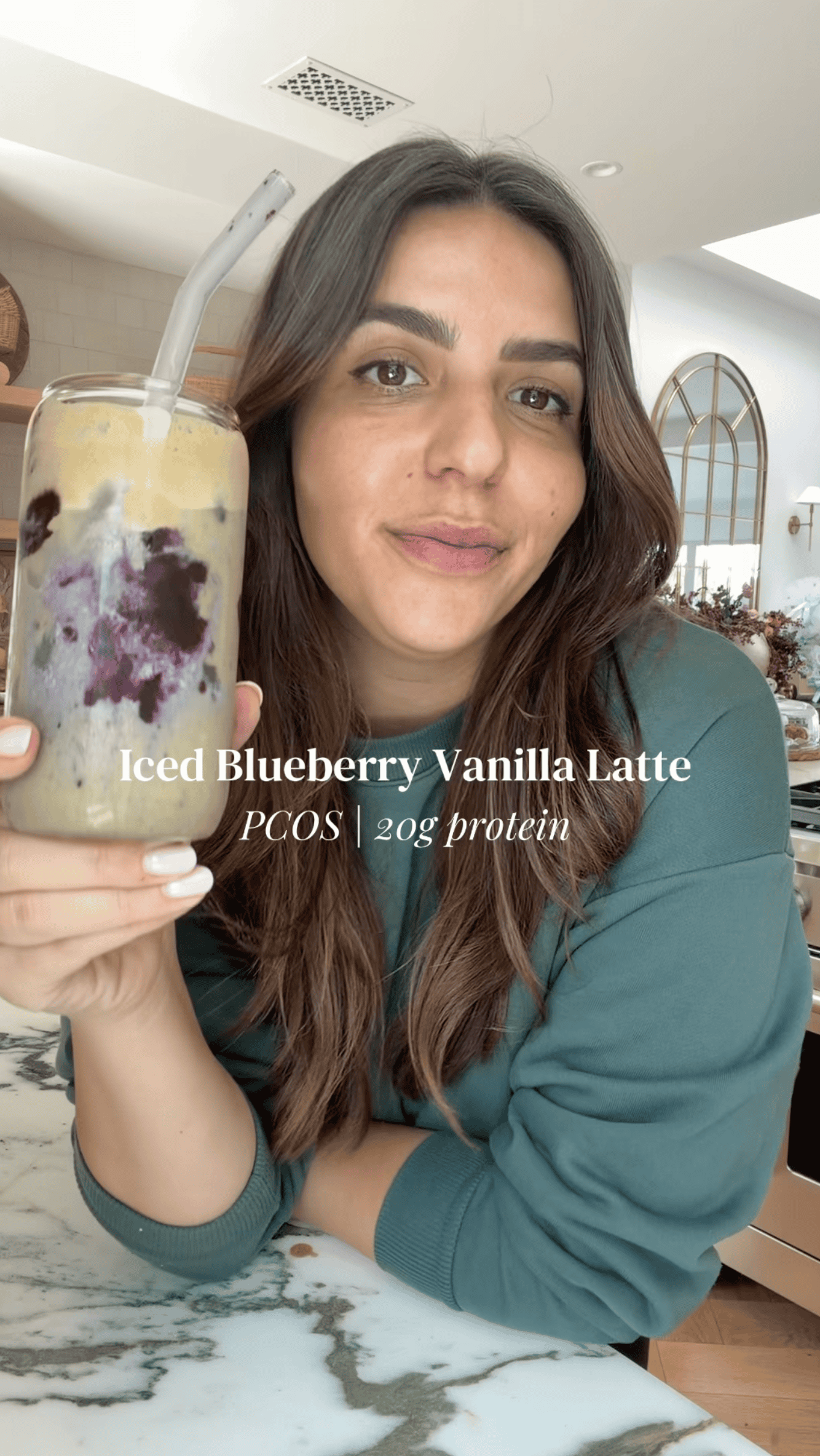 thumbnail for pcos protein latte video