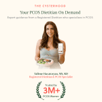 The Cysterhood, your pcos dietitian on demand, expert guidance from a registered dietitian who specializes in pcos