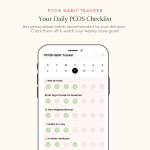 habit tracker shown on a app