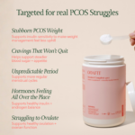 showing bottle of inositol with text benefits