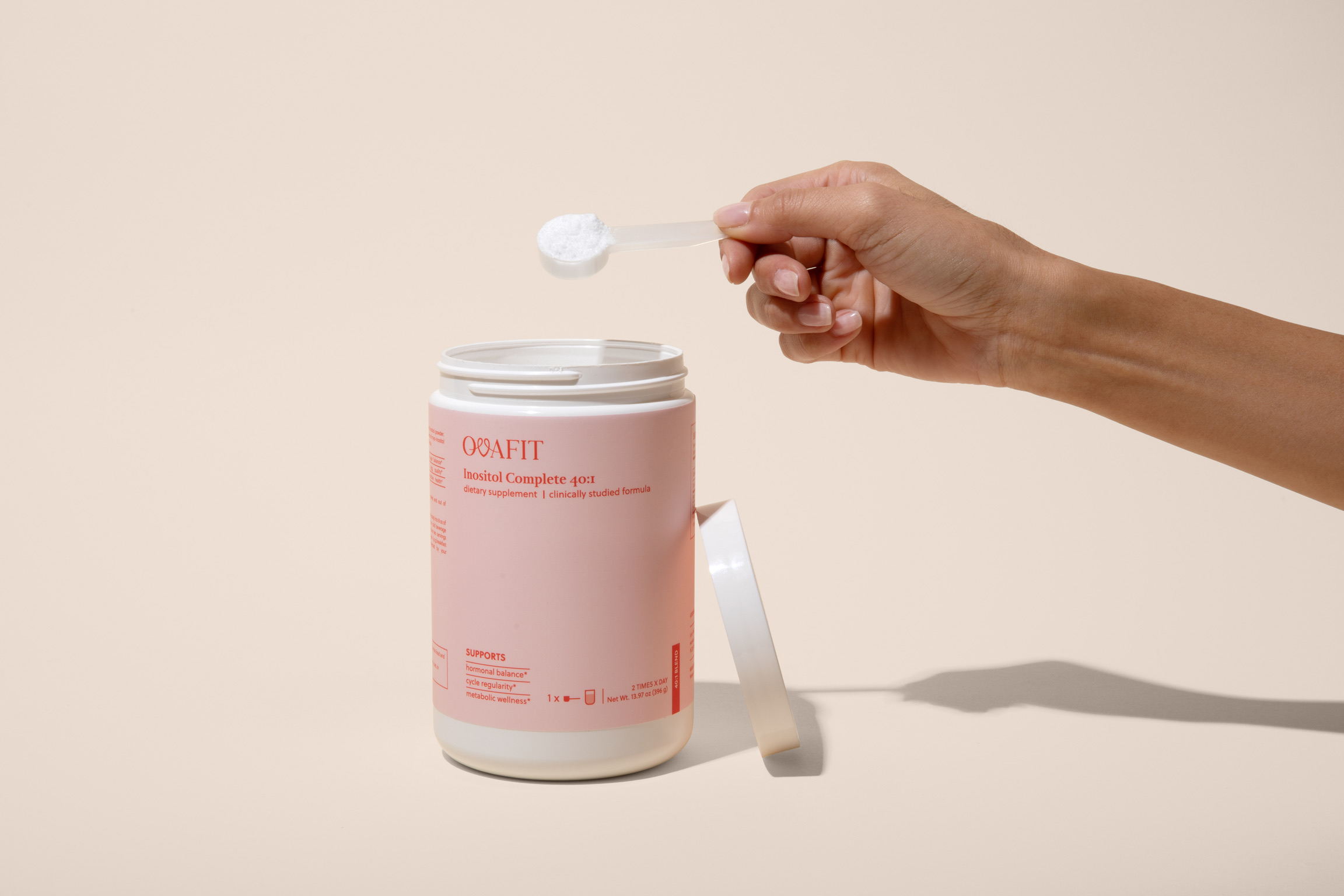 had scooping inositol out of container