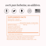 showing supplement facts with certification badges